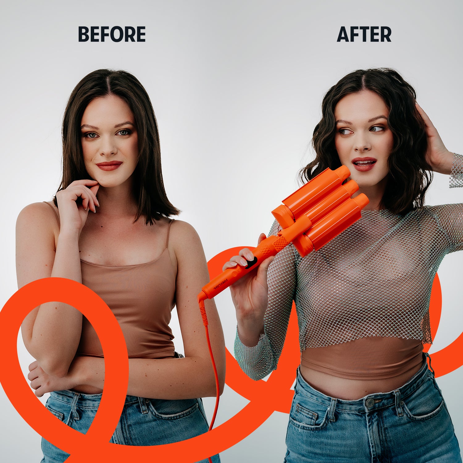 HAIR CURLER FOR LARGE WAVES 32 MM 2.0