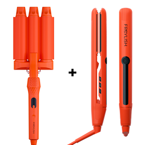HAIR WAVE CURLER 32MM  + STRAIGHTENER WITH IONISER 28 MM